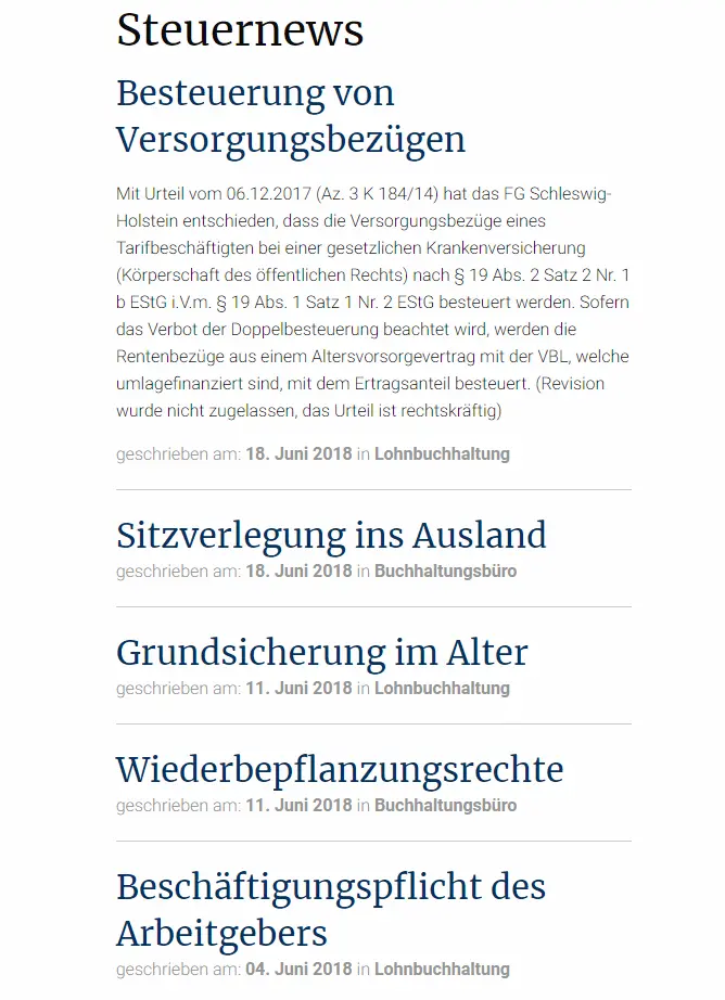 Newsletterscript "Aktuelles aus Steuern und Recht"